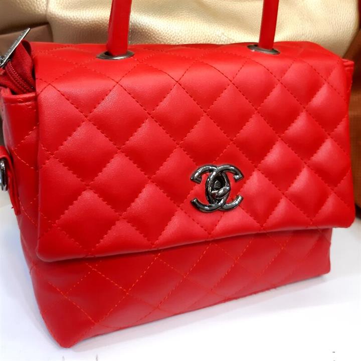 کیف قرمز مدل Chanel